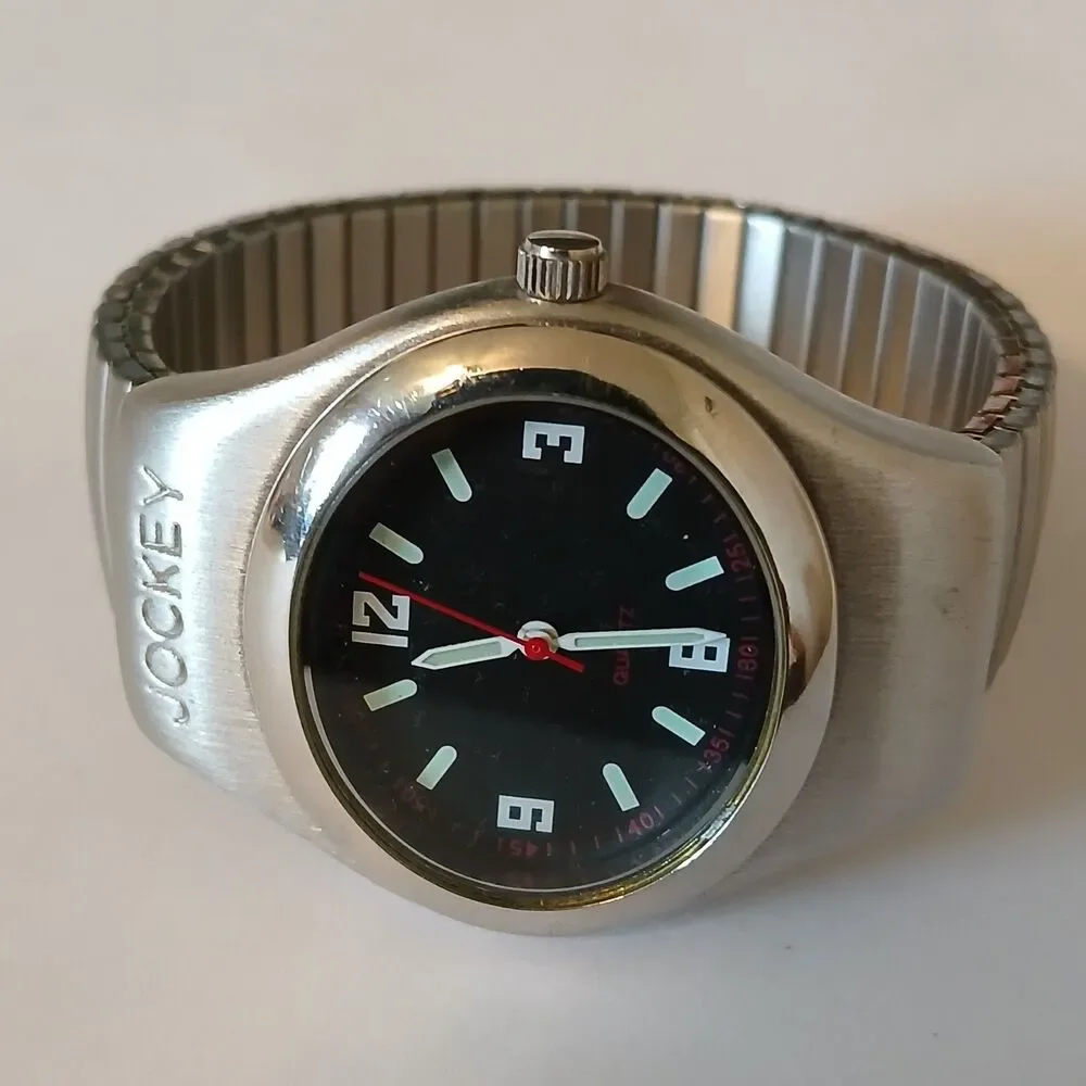 Y2K Jockey Women's Quartz Watch Stainless Steel Expansion Band 37mm